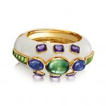 Verdura-Jewelry-Ravenna-Cuff-Gold-Tourmaline-Tanzanite-Amethyst-Peridot-Enamel-150x150