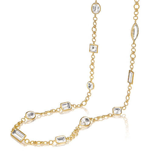 Verdura-Jewelry-White-Confetti Necklace-Gold-Rock Crystal-2018